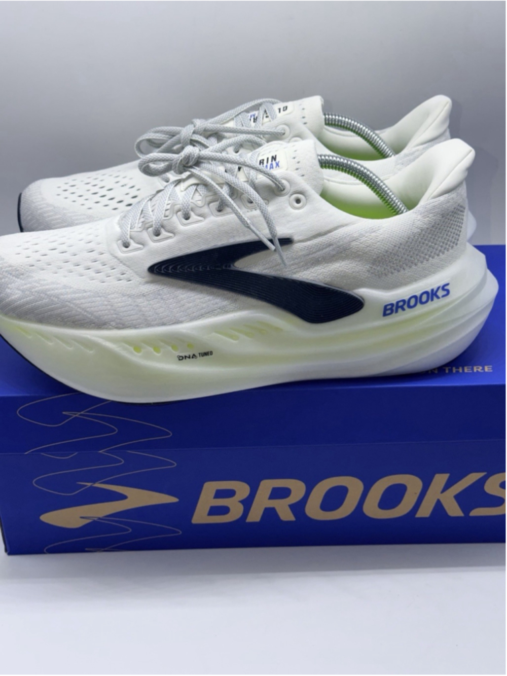 Brooks Glycerin Max PR Sample Men’s 12 D Grey Black Nightlife 1104471D099 - Picture 2 of 11